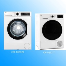 Regal Km 9212Y Isi Pompali Kurutma Maki̇nesi̇ ve Regal Cmi 100122 Çamaşır Makinesi