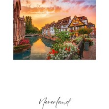 Neverland 4 Adet 1000 Parça Puzzle - Colmar / Amsterdam / Dünya Haritası Iı / Atlar