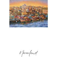 Neverland 4 Adet 1000 Parça Puzzle - Eyfel / Istanbul Evening / London / Amsterdam