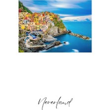 Neverland 4 Adet 1000 Parça Puzzle - Cinque Terre / Yıldızlı Gece / Amsterdam / Sahil Evi