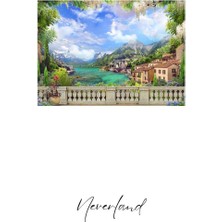 Neverland 4 Adet 1000 Parça Puzzle - Sahil Manzarası / Kafe Terasta Gece / Inci Küpeli Kız / Sahil Evi