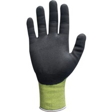 Traffi Gloves TG5545 Dokunmatik Ekran Uyumlu Darbe Emici Nitril Köpük Kesim Seviyesi E Premium Güvenlik Eldiveni