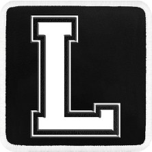 BlackBörk V1 L Harf - 2 Kod Logolu Unisex Siyah-Beyaz Bench