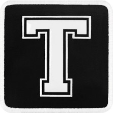 BlackBörk V1 T Harf - 2 Kod Logolu Unisex Siyah-Beyaz Bench