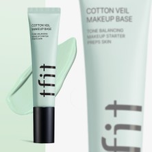TFIT Primer Makyaj Bazı | Cotton Veil Makeup Base Pure Green 30 ml Cilt Kusurları Örter