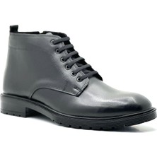 Bess Shoes  Deri Su Geçirmez Bot | Tam Ortapedik, Soğuk ve Su Geçirmez, Bağcıklı, Fermuarlı, Günlük Erkek Bot
