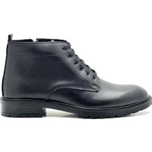 Bess Shoes  Deri Su Geçirmez Bot | Tam Ortapedik, Soğuk ve Su Geçirmez, Bağcıklı, Fermuarlı, Günlük Erkek Bot
