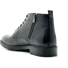 Bess Shoes  Deri Su Geçirmez Bot | Tam Ortapedik, Soğuk ve Su Geçirmez, Bağcıklı, Fermuarlı, Günlük Erkek Bot