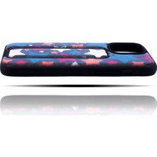 Apple IPhone 14 Plus Yıldız Desenli Renkli Yumuşak Silikon Telefon Kılıfı