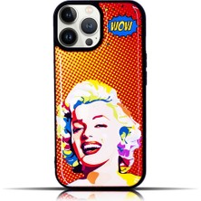 Pop Art Apple iPhone 11 Pro Max Uyumlu Marilyn Monroe  Yumuşak Silikon Telefon Kılıfı