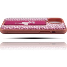 Giftsome Apple IPhone 12 Barbie Baskılı Pembe Yumuşak Silikon Telefon Kılıfı