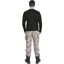 Askeri Malzemelerim Vogel Tactical Uzun Kollu Yakasız Siyah Taktik Tshirt