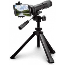 8X24X50 Zoom Monoküler Parmak Dürbün Siyah