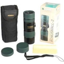 8X24X50 Zoom Monoküler Parmak Dürbün Siyah