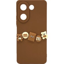Nettech Tecno Camon 20 Uyumlu Lüx Bear Arka Koruma Kılıf