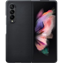 Nettech Samsung Galaxy Z Fold 4 Uyumlu NT-N018 Kevlar Carbon Arka Koruma Kılıf