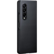 Nettech Samsung Galaxy Z Fold 4 Uyumlu NT-N018 Kevlar Carbon Arka Koruma Kılıf