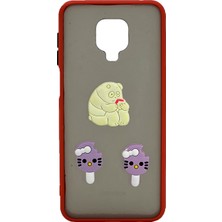 Nettech Xiaomi Redmi Note 9s Uyumlu Maskot Seri Arka Koruma Kılıf