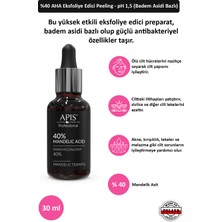 Apis Natural Cosmetics Mandelik Terapist %40 Badem Asidi - 30ml