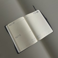 Eren Ofis 2025 2026 Yeni Yıl Günlük Ajanda Notebook Üstten Metal Kilitli Lüx Model 17 x 24 cm Ebadında