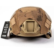 Çöl Kamuflaj Kısa Airsoft Kask Kılıfı