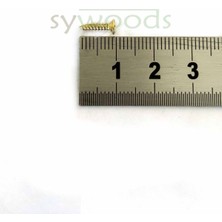 100 Adet 9,5 mm Mini Hobi Vidası  Sarı