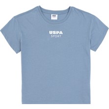 U.S. Polo Assn. Erkek Çocuk İndigo Bisiklet Yaka Tişört 50281808-VR028