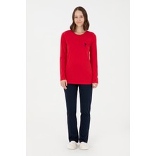 U.S. Polo Assn. Kadın Kırmızı Pijama Takımı 50303412-VR030