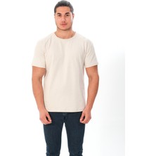 2'li Erkek Bisiklet Yaka Tişört Regular Fit Pamuk Basic T-Shirt