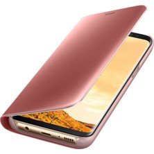 Nettech Apple iPhone Xs Max Uyumlu Clear View Aynalı Kapaklı Kılıf