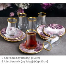 Pinkev Petunia 23 Parça Seramik Meyvelikli Pasta Sunum Tabağı Kombin Set - KUP105P