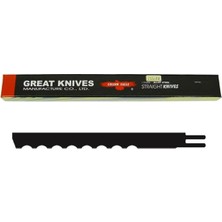 Golden eagle Dik Kumaş Kesim Motoru Dalgalı Teflon Bıçak/ 8ewt 12ADET