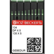Groz Beckert Düz Makine Kalın Dip Dikiş Iğnesi / Dpx5 Gebedur 11/75 100ADET