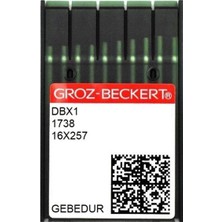 Groz Beckert Düz Makine Ince Dip Dikiş Iğnesi / Dbx1 (16X231) Gebedur 10/70 100ADET