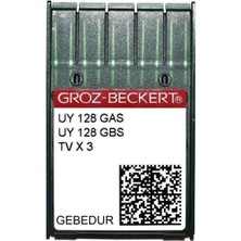 Groz Beckert Reçme Dikiş Iğnesi / Uy 128 Gas Gebedur 16/100 100ADET