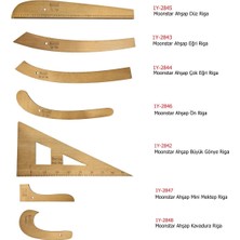 Moonstar Ahşap Riga Cetvel Takım (7 Parça)
