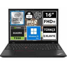 Lenovo 21KS0000TX Mws P16S V3 Ultra-7 155H 16C 16GB 5600MHZ Sodımm 512GB SSD Nvıdıa RTX500ADA 4gb W11 Pro 16"