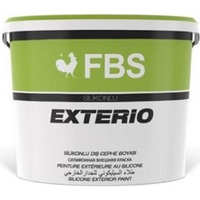 Fbs Exterio Silikonlu Dış Cephe Boyası 20 kg Boncuk Mavi Ral 5017