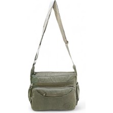 Baginn Klinkır Kadın Postacı Çanta Çok Cepli Su Itici Kumaş Kadın Çapraz Askılı Omuz Çantası 25*20 cm
