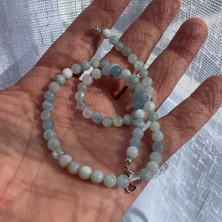 Aqua Marine Doğaltaş Kolye