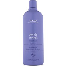 Aveda Blonde Revival Sarı, Gri ve Doğal Gri Tonlu Saçlar İçin Turunculaşma Karşıtı Mor Şampuan 1000 ml