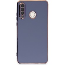 Newface Huawei P30 Lite Kılıf Volet Silikon - Mavi 13