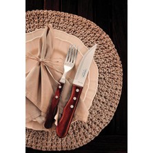 Tramontina Polywood Biftek-Steak Çatalı Jumbo 13CM