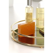 Eym Tekno Tel EG-212 Tek Katlı Banyo Aksesuar Sunum Rafı Altın