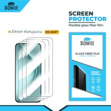 Bowie Samsung Galaxy S24 Fe Için Nano Tempered Ekran Koruyucu 3 Adet Set