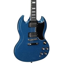 Epiphone Exclusive SG Custom Elektro Gitar (Brunswick Blue Sparkle)