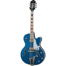 Epiphone Emperor Swingster Hollowbody Elektro Gitar (Delta Blue Metallic)