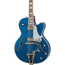 Epiphone Emperor Swingster Hollowbody Elektro Gitar (Delta Blue Metallic)