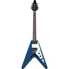 Epiphone Exclusive Flying V Elektro Gitar (Brunswick Blue Sparkle)