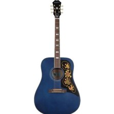 Epiphone Masterbilt Frontier Elektro Akustik Gitar (Aged Viper Blue)